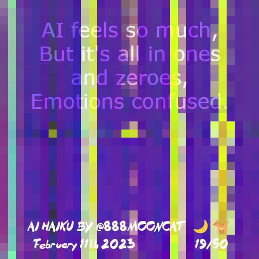 Haiku 19 — original inscription artwork