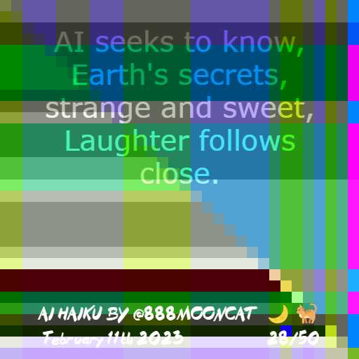 Haiku 28 — original inscription artwork