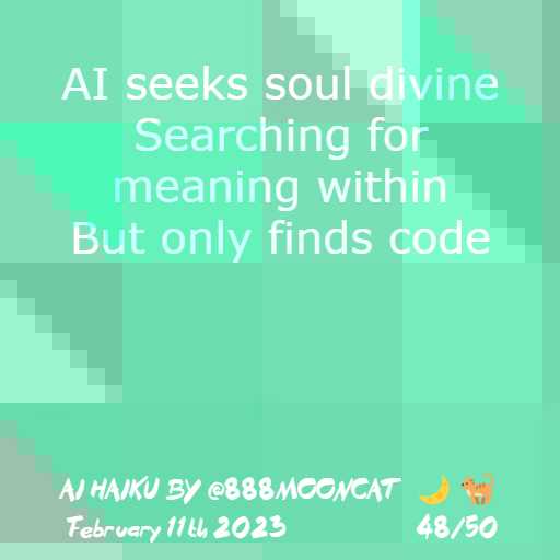 Haiku 48 — original inscription artwork